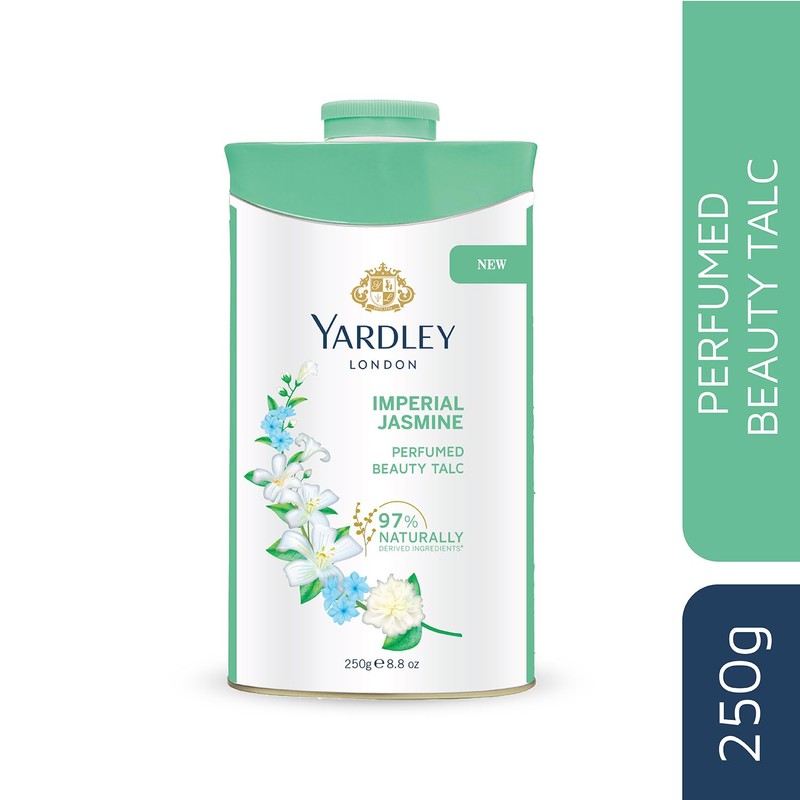 Yardley London Jasmine Perfumed Talcum Powder - 250 g. 8.8