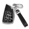 QBUC for Chevy Key Fob Cover with Keychain Soft TPU