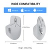 Rapoo MT760 Multi-Device Wireless Mouse, Bluetooth 5.0/3.0 and 2.4GHz Tri-Mode