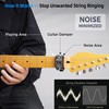 GUITTO Guitar String Mute Dampener, Fretboard Muting Wraps with Built-in