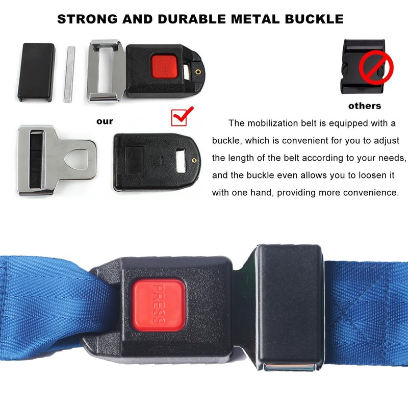 Lisxeoc Mobilization Belt - Physical Therapy Belt Used for Physical