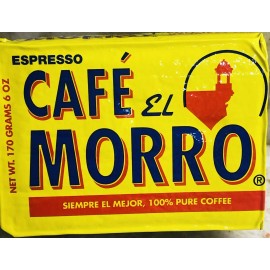 Puerto Rico Espresso Cafe el MORRO-Puerto Rico/100% Pure:170gm/6oz. ShipN24Hours