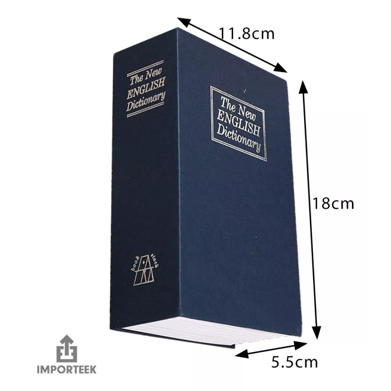 Importeek Caja Seguridad Fuerte Combinacion Libro Decoracion Camuflaje