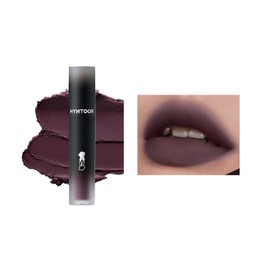 HYNTOOR Macaron Lip Tint, Lip Mud, Mud Lip, 1 Piece, 0.1 oz (3.5 g), Mud Texture, Mist Feeling, Chinese Cosmetics, Black Lip, High Color, Rich Colors, Matte, Fog, Lipstick, Popular, 38 Colors,