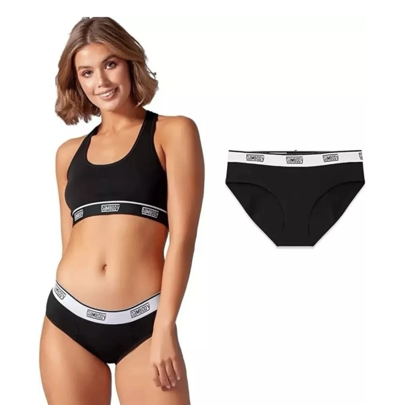 Bambody period Hipster Underwear 3 Pack Brand New Size 5