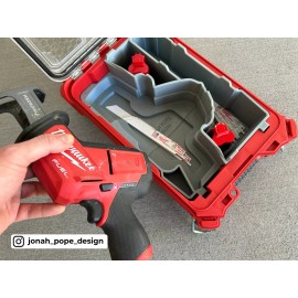 Jonah Pope Design Milwaukee Packout Insert for M12 Fuel Hackzall (Insert Only) - Safety Green