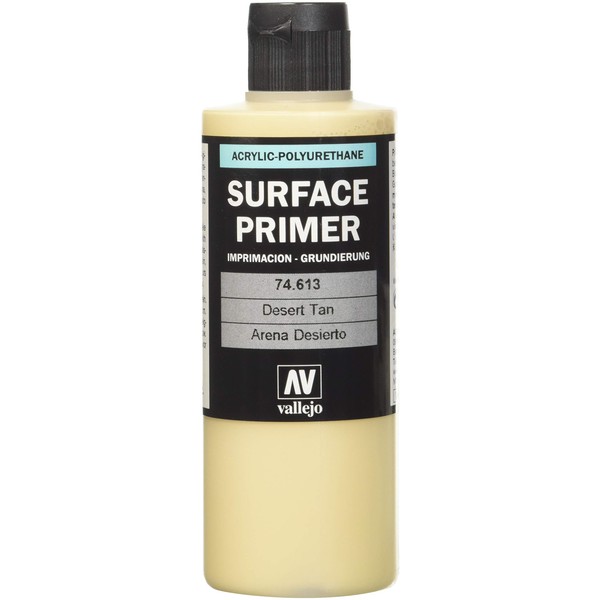 Vallejo Model Color 200 ml Polyurethane Primer - Desert Tan
