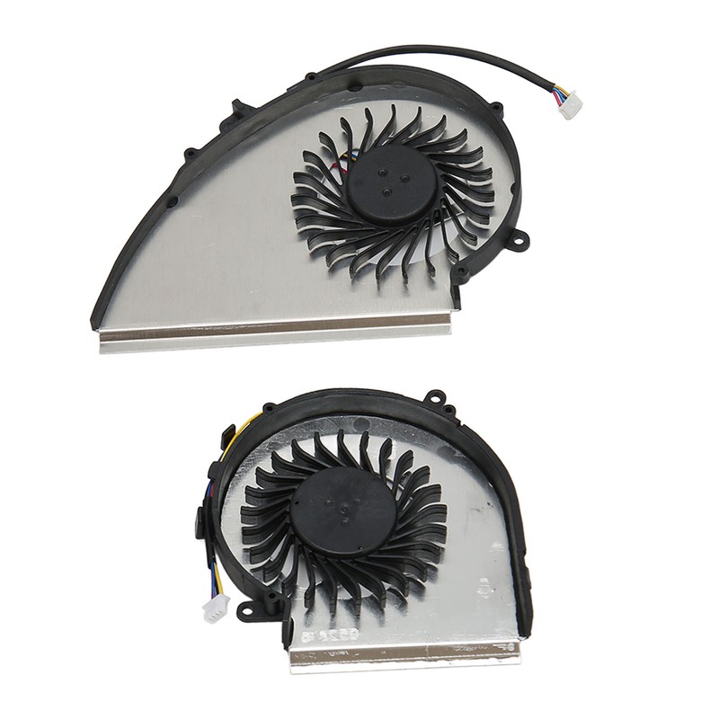 Cooling Fan 4 Pin Aluminum Alloy ABS Easy Replaceable Laptop
