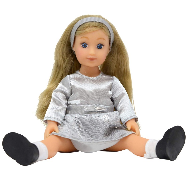 Mini Doll Lilly - 6.5 Inch Vinyl Posable Doll