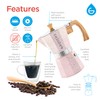 GROSCHE Milano Moka pot, Stovetop Espresso maker, Greca Coffee Maker,