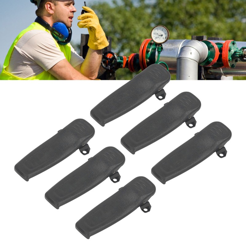 6PCS Intercom Belt Clips Portable Dual Way Talk Radio Clip