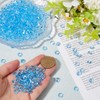 SOFPLATE 1000Pcs 7MM Blue Wedding Table Scatter Confetti Crystals Acrylic