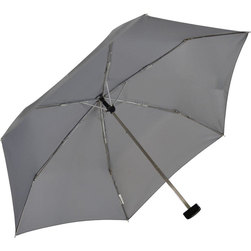 iX-brella Steel Flat Pocket Umbrella Super Flat Mini Umbrella, Titanium
