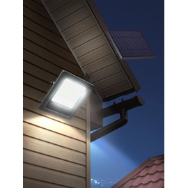 Lightonight Solar Lights Outdoor, Solar Powered Flood Lights Weatherproof, Dusk to Dawn Led Solar Security Wall Lights with 16.4Ft Cable for Outside Garden, Garage, Landscape 2 Pack