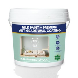 YOA Sheepskin Texture Wall Paint, White 1 Gallon, For Walls and Ceilings – DIY Wall Repair and Decorative, Finish for Living Room Bedroom Hallway