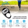 iGANK 남성 여성 를 위한 iGANK 심플 워킹 만보계 3D