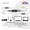 Club3D DisplayPort™ 1.4 Active Repeater/Signal Amplifier 4K120Hz HBR3 B/B