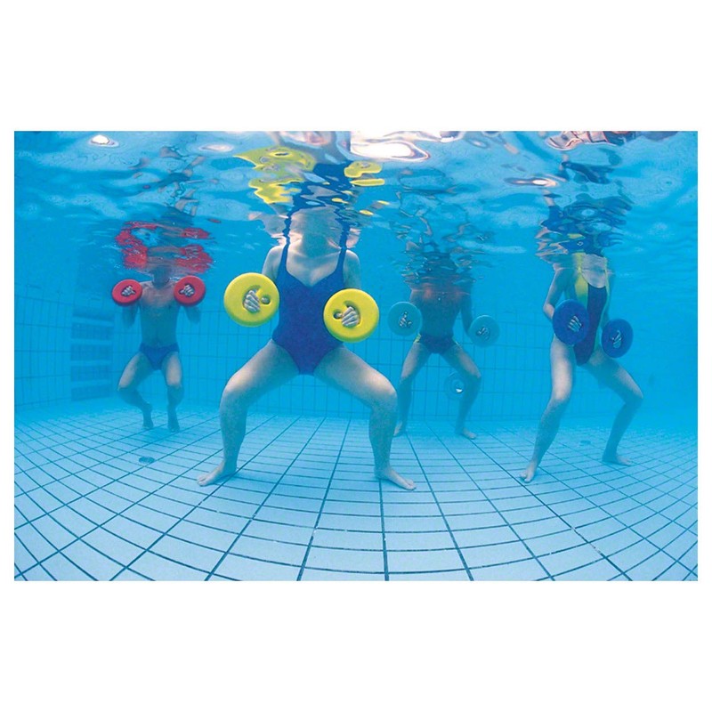 Beco AquaDisc SZ Aqua Training Discs Aqua Dumbbells Pair Red