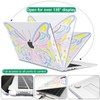 LCMOCICO Compatible with MacBook Air 13.6 Inch Case 2025 2024