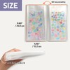 2 Pcs Sticker Storage Book, BetterJonny Large Clear Storage Book