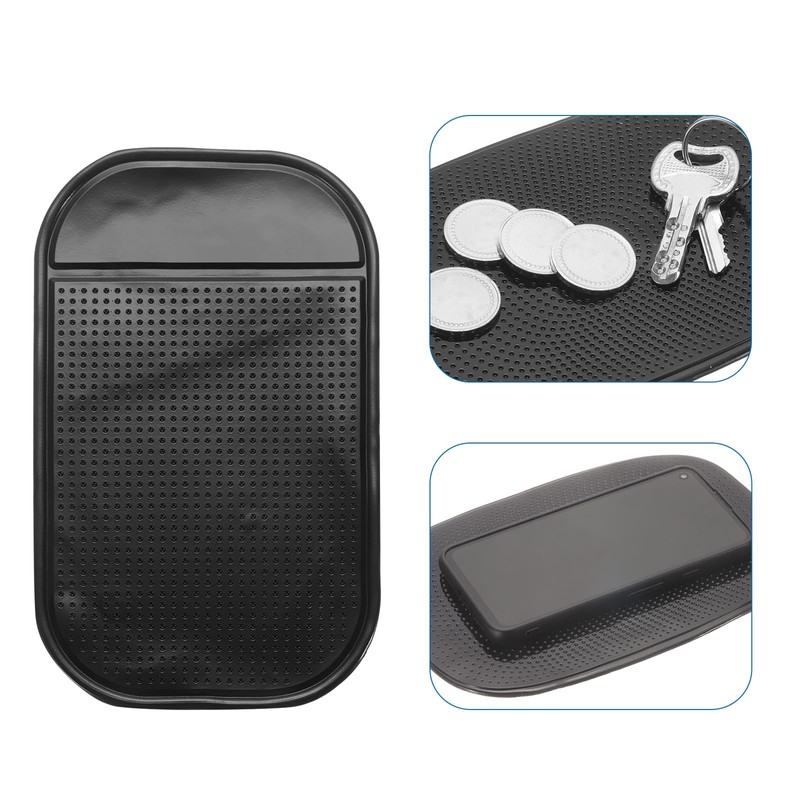 HARFINGTON 5pcs Car Dashboard Anti-Slip Mat 5.5" x 3" Universal