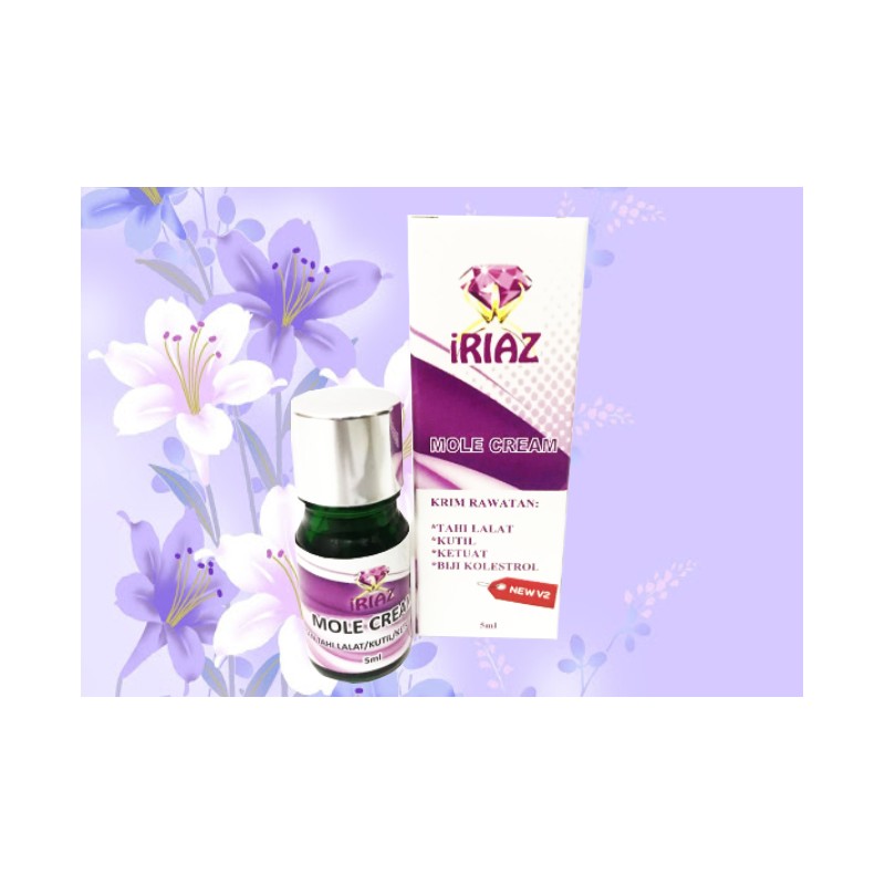 IRIAZ MOLE CREAM BUANG TAHI LALAT KUTIL BIJI KOLESTEROL
