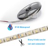 Tesfish 5m/Reel DC 24V 5050 Warm White Color LED Strip
