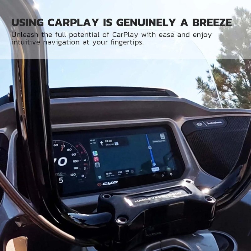 Universal Bypass Motorcycle CarPlay Bluetooth Headset Adapter, Passthrough USB-C Port