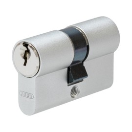 ABUS Short Cylinder TI11 ST 21/21 - Door Cylinder for Glass Doors, Metal Doors and Thin Entrance Doors - Different Locking Locking Cylinder with 3 Keys