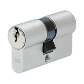 ABUS Short Cylinder TI11 ST 21/21 - Door Cylinder for Glass Doors, Metal Doors and Thin Entrance Doors - Different Locking Locking Cylinder with 3 Keys
