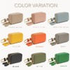 YuHaru Women's Smart Key Case, Genuine Leather, 2 Rooms, Car