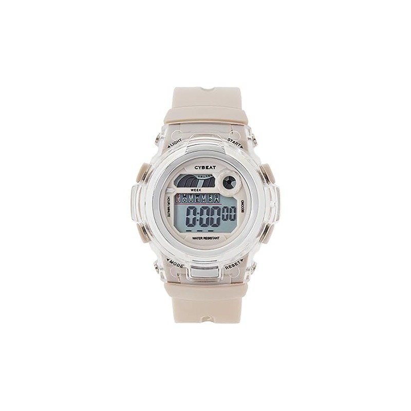[Co., Ltd] J-Axis CF2C0009 7 Color Digital Wristwatch, Gray, gray