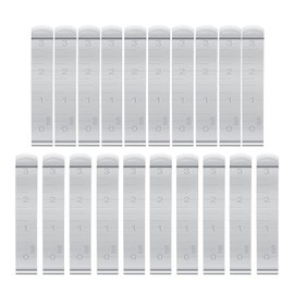 Zuoyou 20 Pcs Sewing Clips Hemming Clips Metal Sewing Crimping Clip Stainless Steel Ruler for Fabric Clips Pinning Marking Accessories