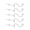 5pcs Sound Amplifier Tubes Single Layer Eartips Replacement Accessory Reduce