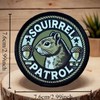 Patches for Backpacks, Funny Secret Squirrel Patrol Printing Patches Embroidered