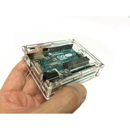 2 Pack UNO R3 Transparent Enclosure Case for Arduino Thin Compact
