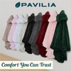 PAVILIA Angel Wrap Hooded Blanket Poncho, Wearable Blanket Throw Wrap