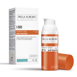 Bella Aurora, Anti-Dirt Sun Protection SPF50, Anti-Dirt Sun Protection, Face Sun Protection, Sun Protection, 50ml (Combination Skin to Oily Skin)