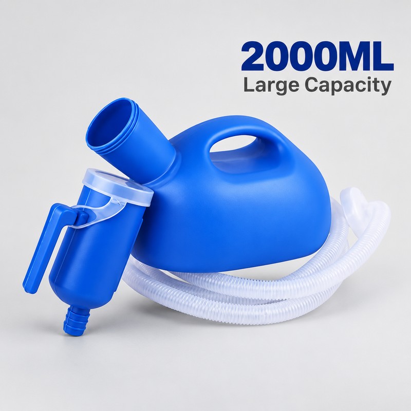 Portable Urinal with Extension Hose for Camping & Travel –