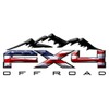 2 x Gloss Black 3D American Flag Off Road Mountains