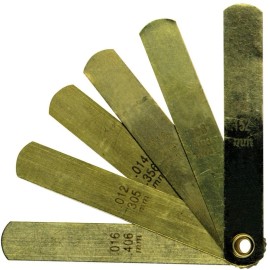 Powerbuilt 648519 6 Blade Non-Magnetic Feeler Gauge