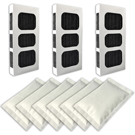 Beaufan 3 Packs PAULTRA2 Pure Air Filter & 6 Packs PK-1 (FRPAPKRF) Refrigerator Filter Compatible with Frigidaire Pure Air Ultra II