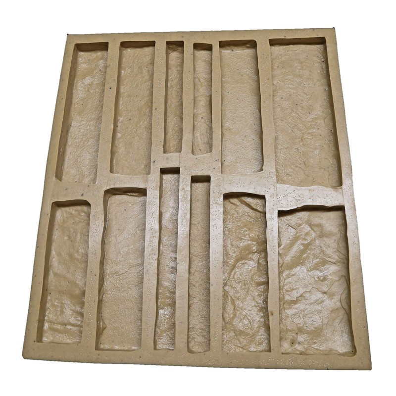 Veneer Stone Rubber Mold for Concrete or Plaster, EZ Stack