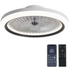 OUREDEEY 20'' Ceiling Fans with Lights and Remote, Low Profile
