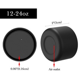 Linkidea Water Bottle Boot Compatible with Iron °Flask Wide Mouth 14oz/18oz/22oz, Narrow Mouth 12oz/16oz/20oz/24oz, Silicone Bottle Bottom Sleeve Cover Protector, Bottle Bumper (Black / 2 Pack)