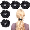 WLLHYF 5 Pieces Satin Hair Bobbles Soft Satin Hair Bobbles