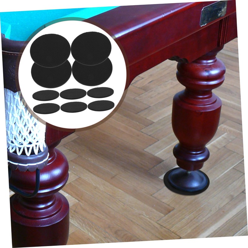 TEHAUX 10pcs Adjustable Billiard Pool Table Leg Levelers Durable Eva