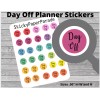 Homemade Day Off Planner Stickers #07(2) / Planner Stickers  /