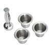 3pcs Refillable Coffee Capsule 304 Stainless Steel Coffee Pods with