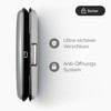 ÖGON -DESIGNS- Aluminium Card Case, RFID Protection Against Fraud and